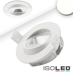 Luce da incasso girevole, dimmerabile IP44, Bianco dimmerabile 8W 550lm 4000K CRI >94