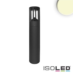 LED Pollerleuchte-4, IP54, 9W 3000K 330lm, Aluminium, sandschwarz, Hhe 60cm