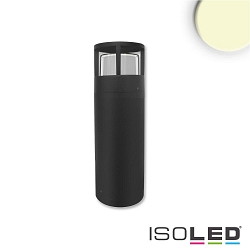 LED Pollerleuchte-5, IP54, 6W 3000K 280lm, Aluminium, sandschwarz, Hhe 30cm