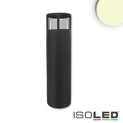 LED Pollerleuchte-5, IP54, 6W 3000K 280lm, Aluminium, sandschwarz, Hhe 50cm