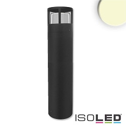 LED Pollerleuchte-5, IP54, 6W 3000K 280lm, Aluminium, sandschwarz, Hhe 70cm