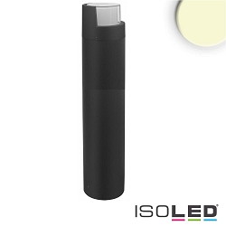 LED Pollerleuchte-6, IP54, 6W 3000K 430lm, Aluminium, sandschwarz, Hhe 70cm