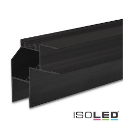 LED Eckprofil HIDE ANGLE, fr 2 LED-Strips, 2x Indirekt (90), Aluminium, 200cm, Schwarz RAL 9005