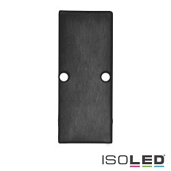 Zubehr fr Profil HIDE DOUBLE - Aluminium-Endkappe EC90 inkl. Schrauben, Schwarz RAL 9005