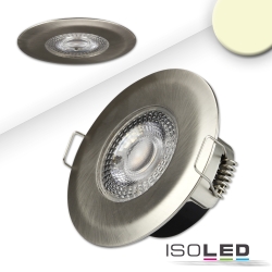 Luce da incasso PC68 IP44 BRUSHED rigido, dimmerabile IP44, Alluminio spazzolato dimmerabile 5W 400lm 3000K >80 >80 CRI >80