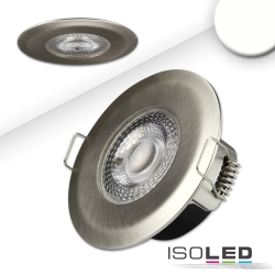 Luce da incasso PC68 IP44 BRUSHED rigido, dimmerabile IP44, Alluminio spazzolato dimmerabile 5W 420lm 4000K >80 >80 CRI >80