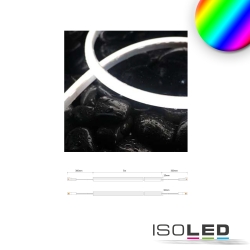 Bande LED silicone NEONPRO FLEX 270 1010 4 ples, RGB blanche