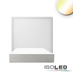 Luminaire de plafond PRO 120MM angulaire, CCT Switch IP20, blanche gradable