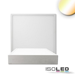ceiling luminaire PRO 170MM square, CCT Switch IP20, white dimmable