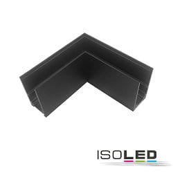 corner connector TRACK48 SURFACE isolated, mechanical, horizontal, black