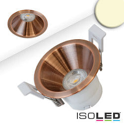 LED Einbaustrahler BACK60-68, rund, CRI90, rckversetzt, UGR<12, dimmbar, ohne Einbaurahmen, 5W 2700K, rosegold