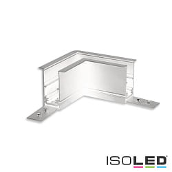 corner connector CORNER 90 HORIZONTAL - TRACK48 RECESSED isolated, mechanical, horizontal, white