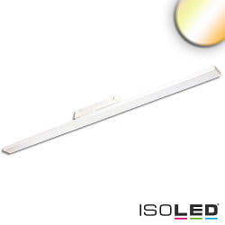 3-Phasen LED Linearleuchte prismatisch, 120cm, 42-56W (multi), 3000/3500/4000K (CCT Switch), CRI90, schaltbar, wei