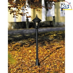 Tte de luminaire VIRGO E27 IP23, couleurs fume, noir 