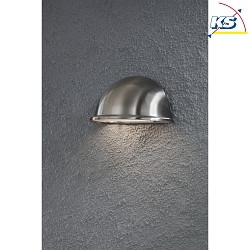 Luminaire mural dextrieur TORINO E14 IP23, acier inoxydable