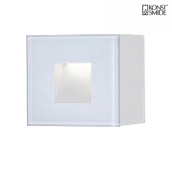 HighPower LED Treppenleuchte CHIERI SMALL, Auf-/Unterputzmontage, 0,19W, 3000K, 180lm, IP54, wei