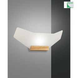 LED Wall luminaire FLAP, 1x 15W, 3000K, 1350lm, IP20, oak wood