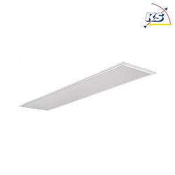 LED Insert panel, module 625, square, 60W, 4000K, 6000lm, IP44, UGR < 19, white