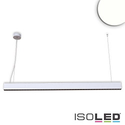 Luce a sospensione Raster Up+Down su / gi, per VDU IP40, nero opaco, argento-grigio dimmerabile