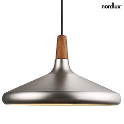 Pendant luminaire NORI 39, E27, brushed steel