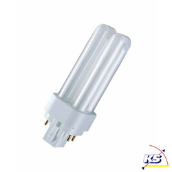 Lampadina fluorescente compatta DULUX D/E G24q-2 18W 1200lm 3000K CRI 80-89