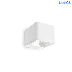 wall and ceiling luminaire WILSON SQUARE up / down, adjustable, on/off IP65, white 