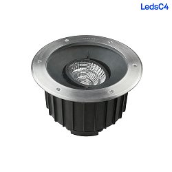 floor recessed luminaire GEA COB 300 IP65, stainless steel dimmable