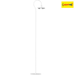 LED Floor lamp SIMPLESSA, 8W, GU10, 2700K, 650lm, white/chrome