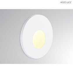 LED Wandeinbauleuchte WALL 68R 4W 2700/3000/4000K (CCT) CRI>90 IP20 rund dimmbar wei