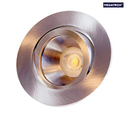 Plafonnier encastr DECOCLIC rond, pivotant IP20, scintillant gradable