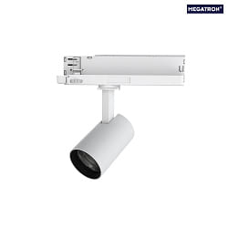 Projecteur triphas ANGOLO S rglable, commutable, focalisable IP20, blanche 