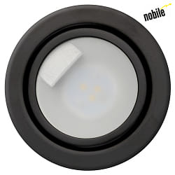 LED Mbeleinbauleuchte, N 5020 CSP LED, 3W 3000K, schwarz