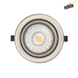 LED Mbeleinbauleuchte N 5022 CSP LED Linse, 4W 3000K 350lm 38, 350mA, dimmbar, Nickel gebrstet