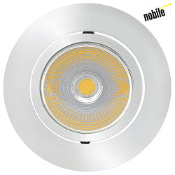 Recessed LED spot 5068 ECO FLAT, round, 350mA, 8W 4000K 750lm 38, CRi>90, dimmable, chrome