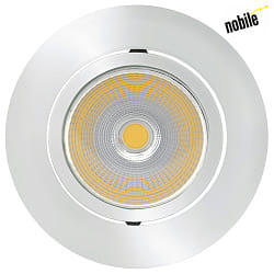 Recessed LED spot 5068 ECO FLAT, round, 350mA, 8W 3000K 700lm 24, CRi>90, dimmable, chrome