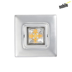 downlight A 5068 T FLAT RQ LED swivelling, square, chrome matt, powder coated dimmable