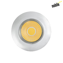 LED Einbau-Downlight A 5068 T Flat IP44,  8cm, COB, 8W 3000K 850lm 38, CRi>90, Chrom