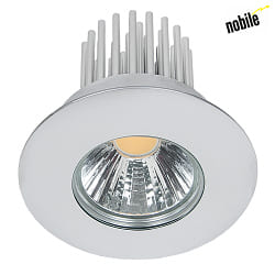 LED Einbaustrahler DOWNLIGHT A 5068 S IP44, COB,  8cm, 12W 4000K 1100lm 38, CRi>90, Chrom matt