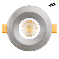 Outdoor LED spot 68 FP IP65, 350mA, 6.6W 3000K 680lm 38, brushed nickel