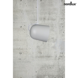 Pendant luminaire ANGLE, E27, white