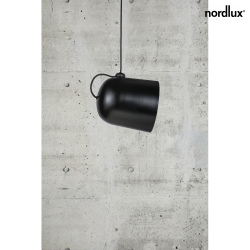 Pendant luminaire ANGLE, E27, black