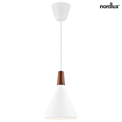 Pendant luminaire NORI 18, E27, white