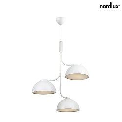 Luci a sospesione TULLIO 3-Lampadine E14 IP20, Bianco 