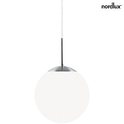 Luminaire  suspension CAFE 25 en forme de boule E27 IP20, acier bross gradable
