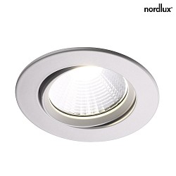 LED Einbaustrahler FREMONT, 1er Set, 36, 4,5W, 2700K, 345lm, IP23, dimmbar, wei