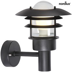 Nordlux Wall luminaire LNSTRUP 22 Outdoor luminaire, E27, IP44, black