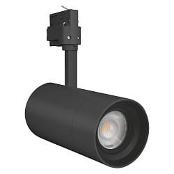 LED 3-Phasen Strahler TRACKLIGHT SPOT ZOOM DIM D85, CRi 97Ra, fokussierbar, verstellbar, dimmbar, 25W 3000K 1500lm 15-55