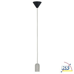 Luminaire  suspension VINTAGE E27, gris, noir  gradable