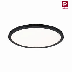 LED Panel ATRIA SHINE,  29.3cm, 230V, 16W 3000K 1600lm, Kunststoff, Schwarz