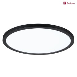 LED Panel ATRIA SHINE,  29.3cm, 230V, 16W 4000K 1600lm, Kunststoff, Schwarz